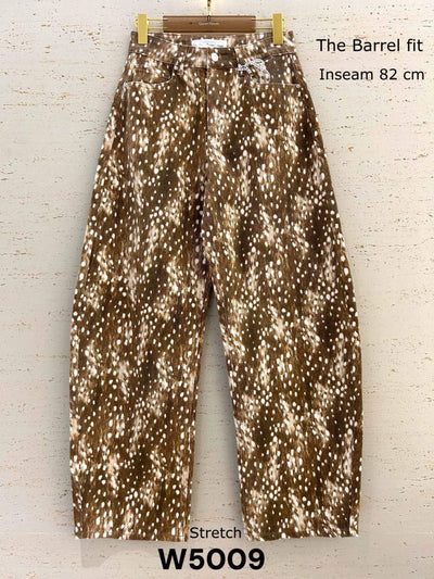 Queen Hearts bam Jeans Broek barrel  W5009