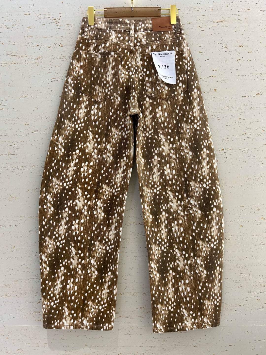 Queen Hearts bam Jeans Broek barrel  W5009
