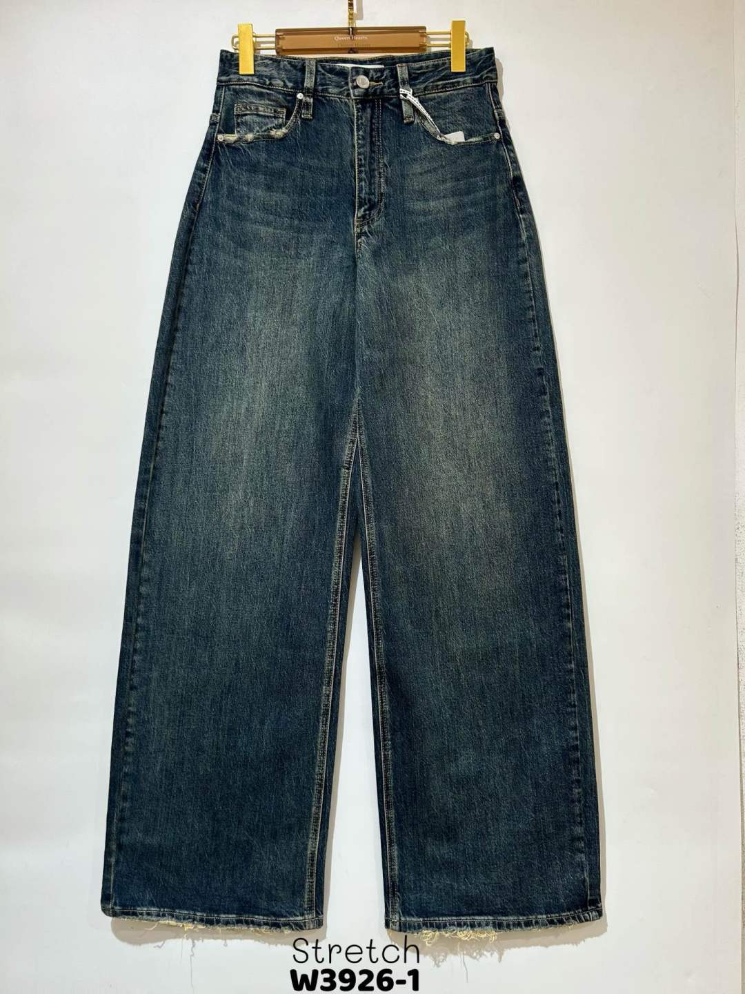 Queen Hearts  Jeans Broek  old bleu 3926