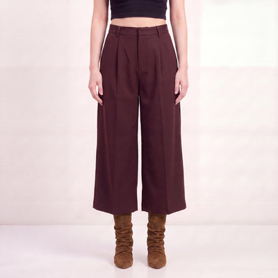 Fashion Bermuda Broek 81855 burgundy