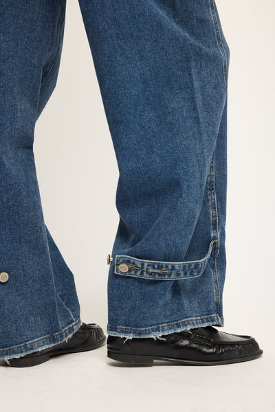 Redial Barrel Jeans RD 9308  Donkerblauw
