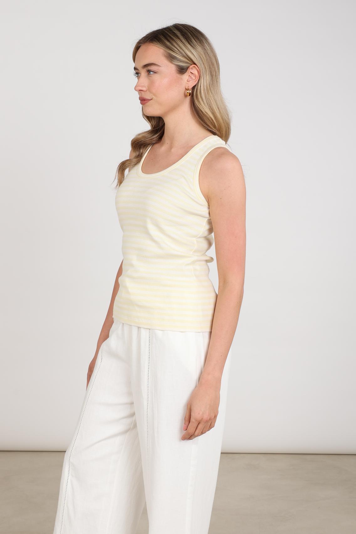 Nukus Steffie Singlet Top offwhite/sun