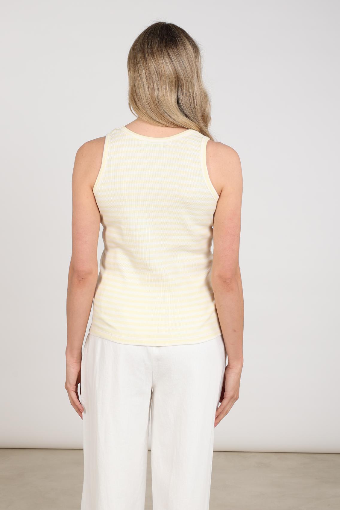 Nukus Steffie Singlet Top offwhite/sun