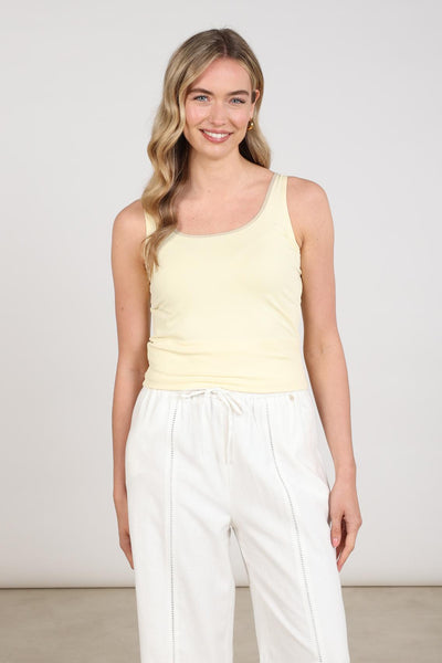 Nukus Juba Singlet Top sun/gold