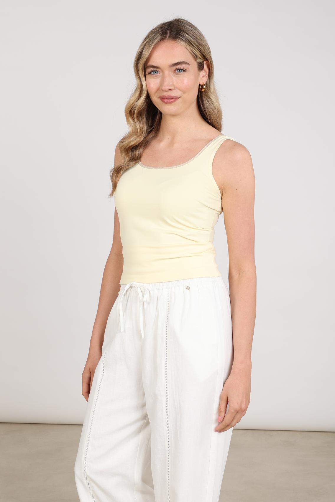 Nukus Juba Singlet Top sun/gold