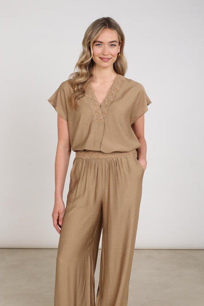 Nukus Marlijn Top camel