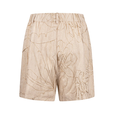 Nukus Dagmar Short Embroidery sand