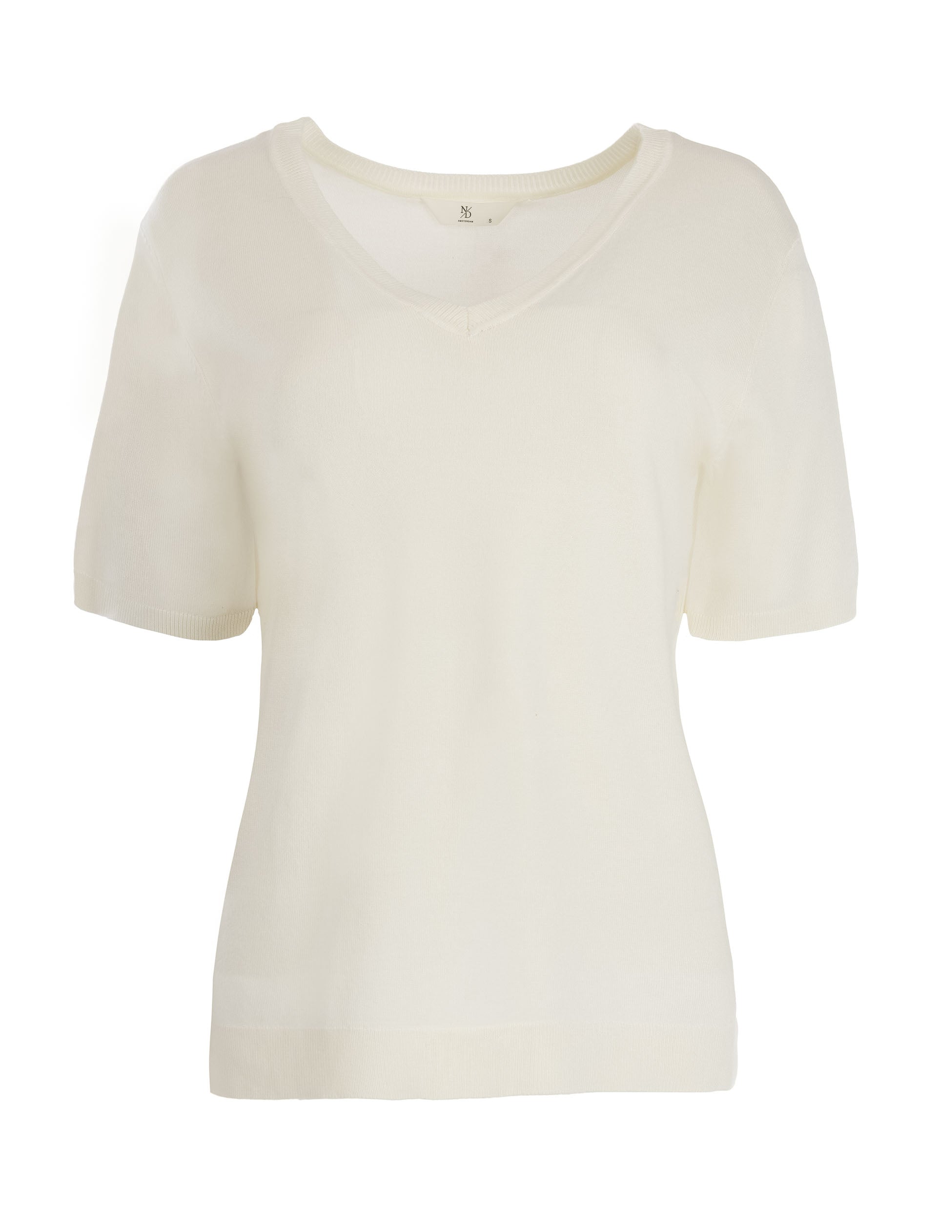 NED Vils 1/2 SS Top ecru