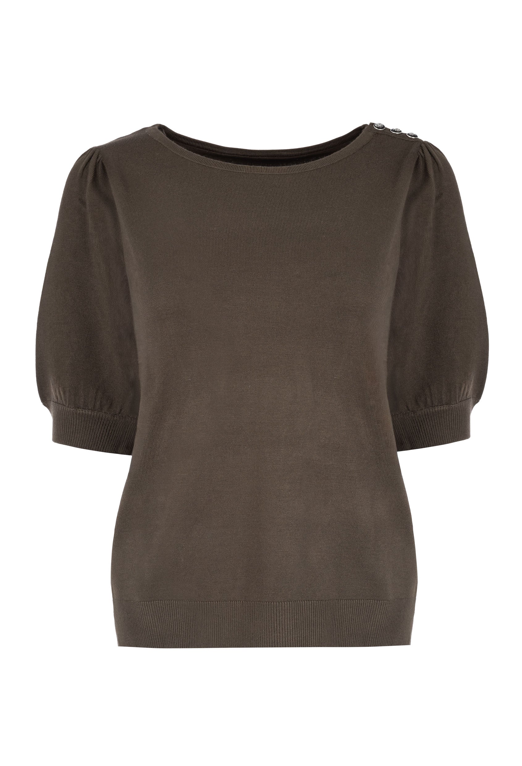 NED Dhalia 1/2 SS Top brown
