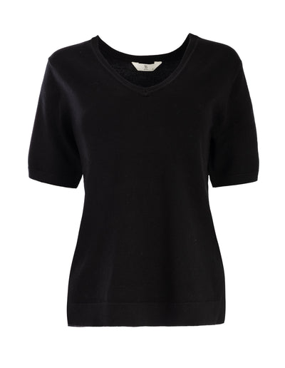 NED Vils 1/2 SS Top zwart