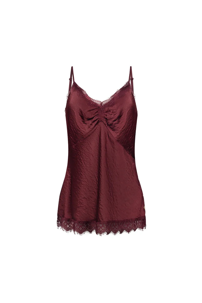 Nukus Alice Top Lace cherry
