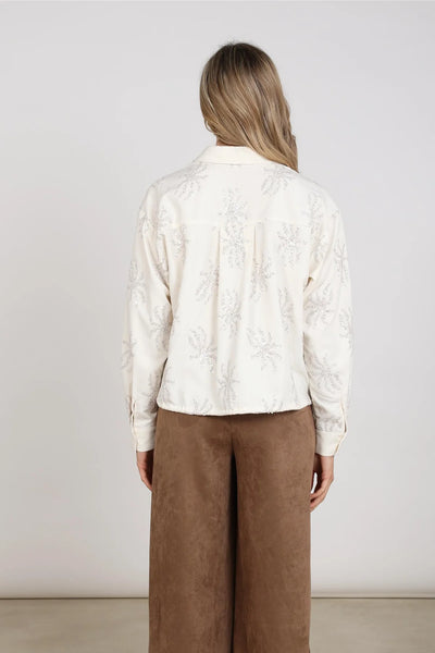 Nukus Aster Blouse Paillet off white