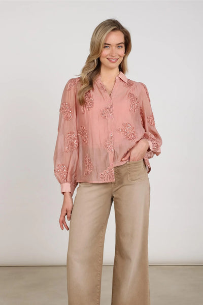 Nukus Antonella Blouse Paillet rose