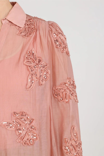 Nukus Antonella Blouse Paillet rose