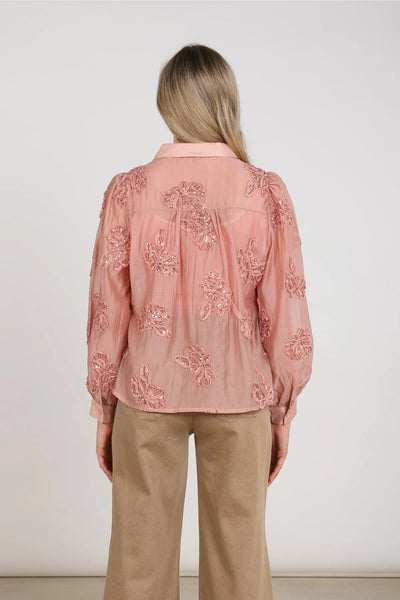 Nukus Antonella Blouse Paillet rose