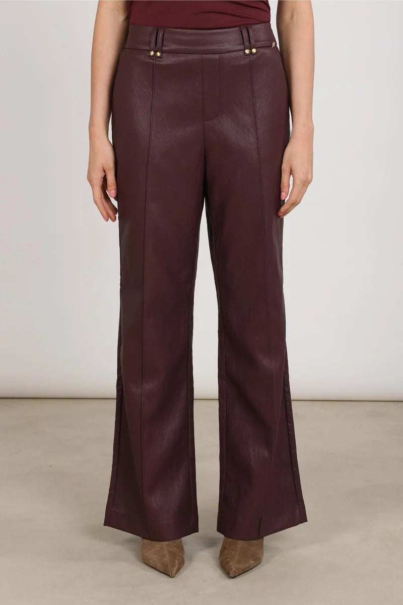 Nukus Jill Pants PU cherry