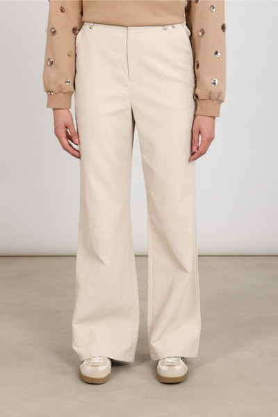 Nukus Beverly Pants PU Sand
