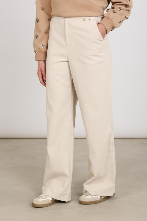 Nukus Beverly Pants PU Sand