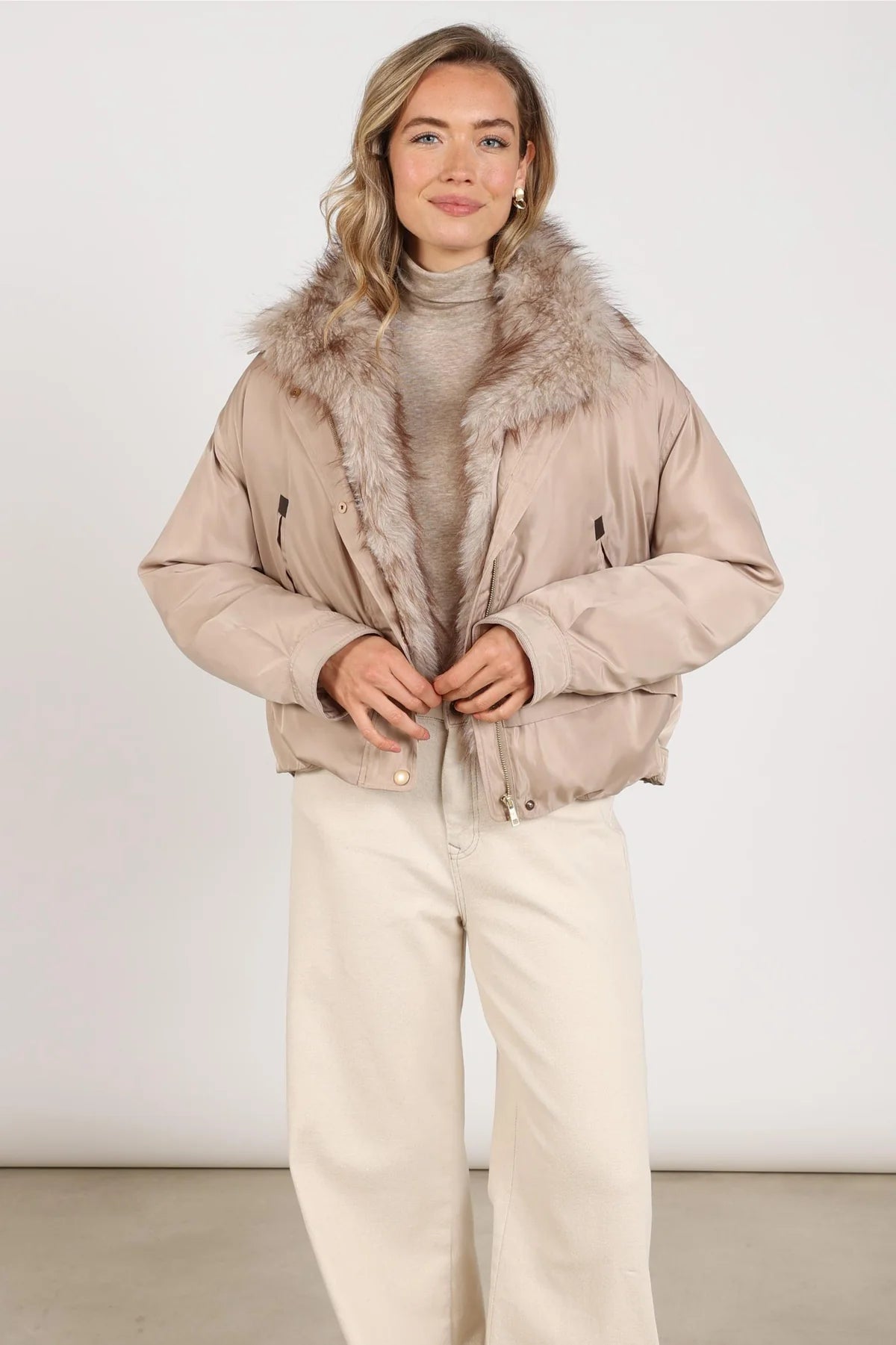 Nukus Paula Jacket sand