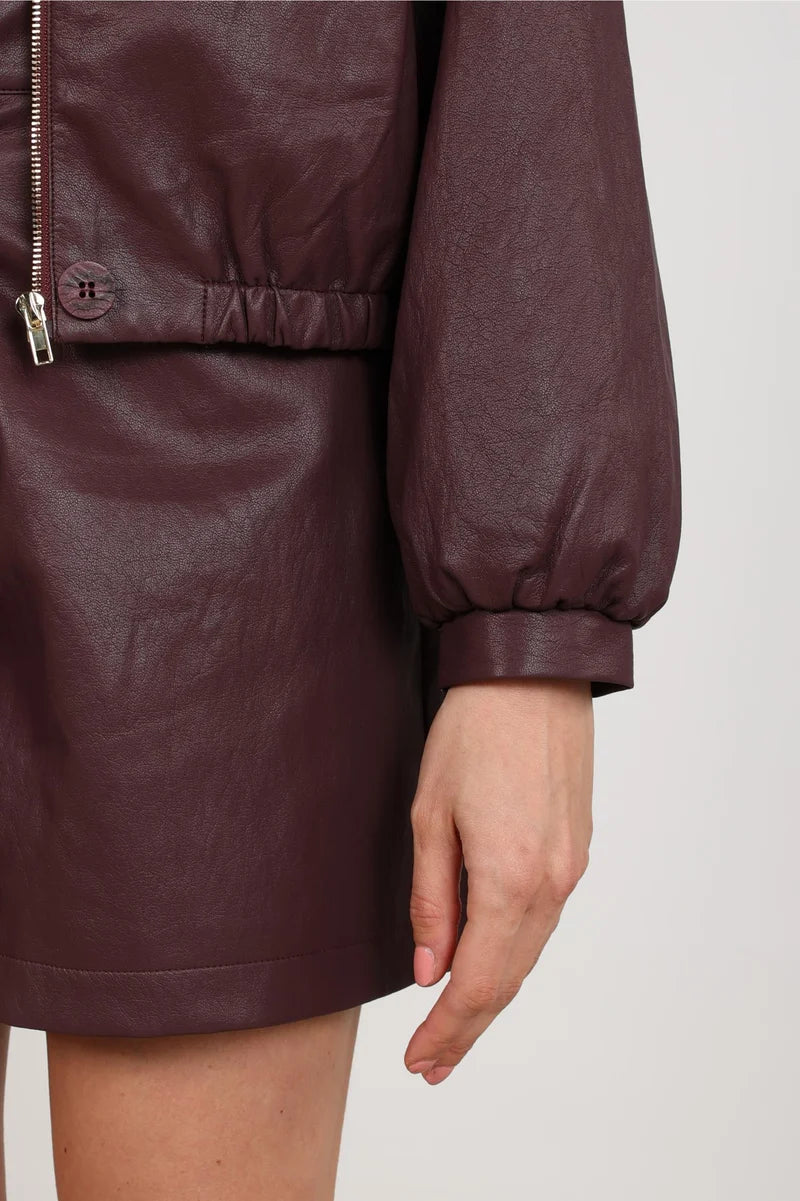 Nukus Dominique Jacket PU Cherry