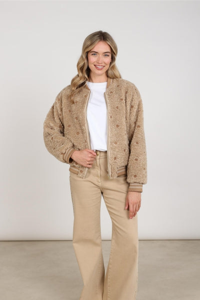 Nukus Henny Jacket Dots Sand