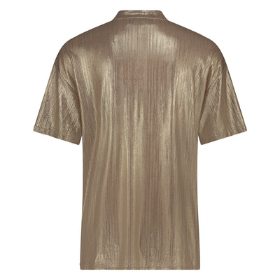 Nukus Delphinia Top Shiny goud