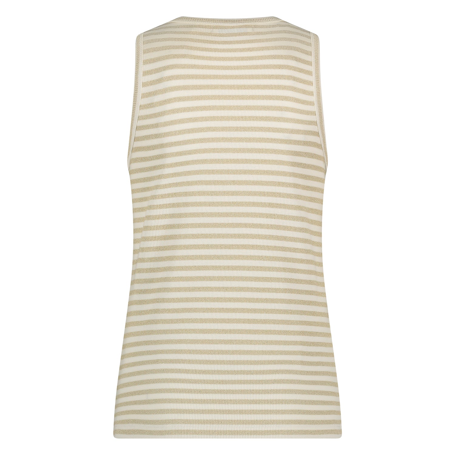 Nukus Stefania Singlet Stripes offwhite gold