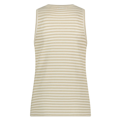 Nukus Stefania Singlet Stripes offwhite gold