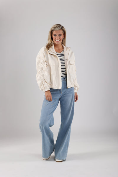 Nukus Ruby Broek bleached denim