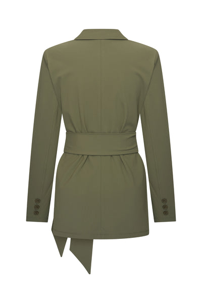 Mi Piace Travel Blazer Belted 202823 olive