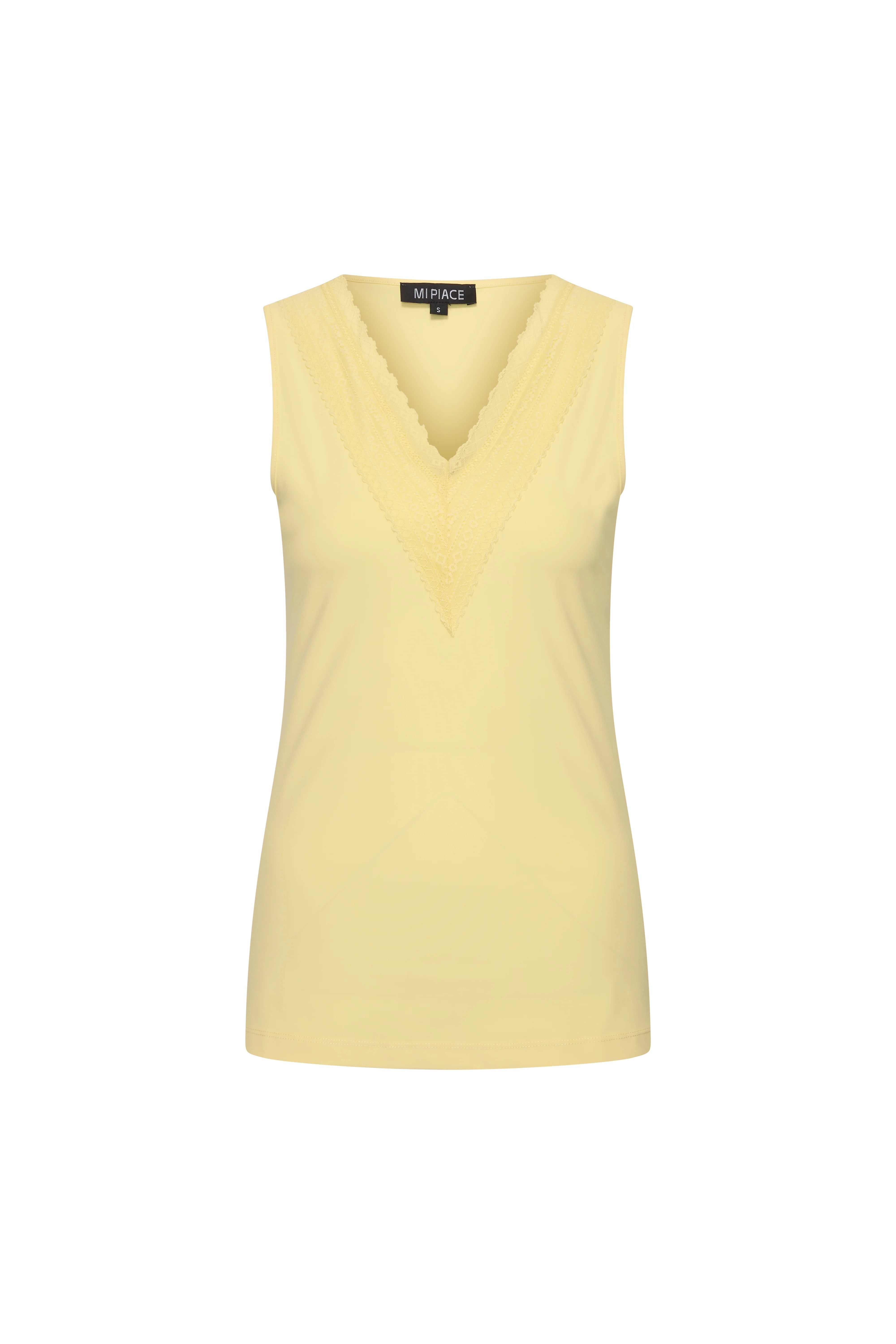 Mi Piace Travelstof Top Kant 202254 lemon yellow