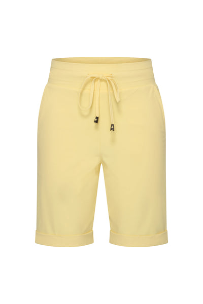 Mi Piace Travelstof Bermuda Broek 202589 lemon yellow