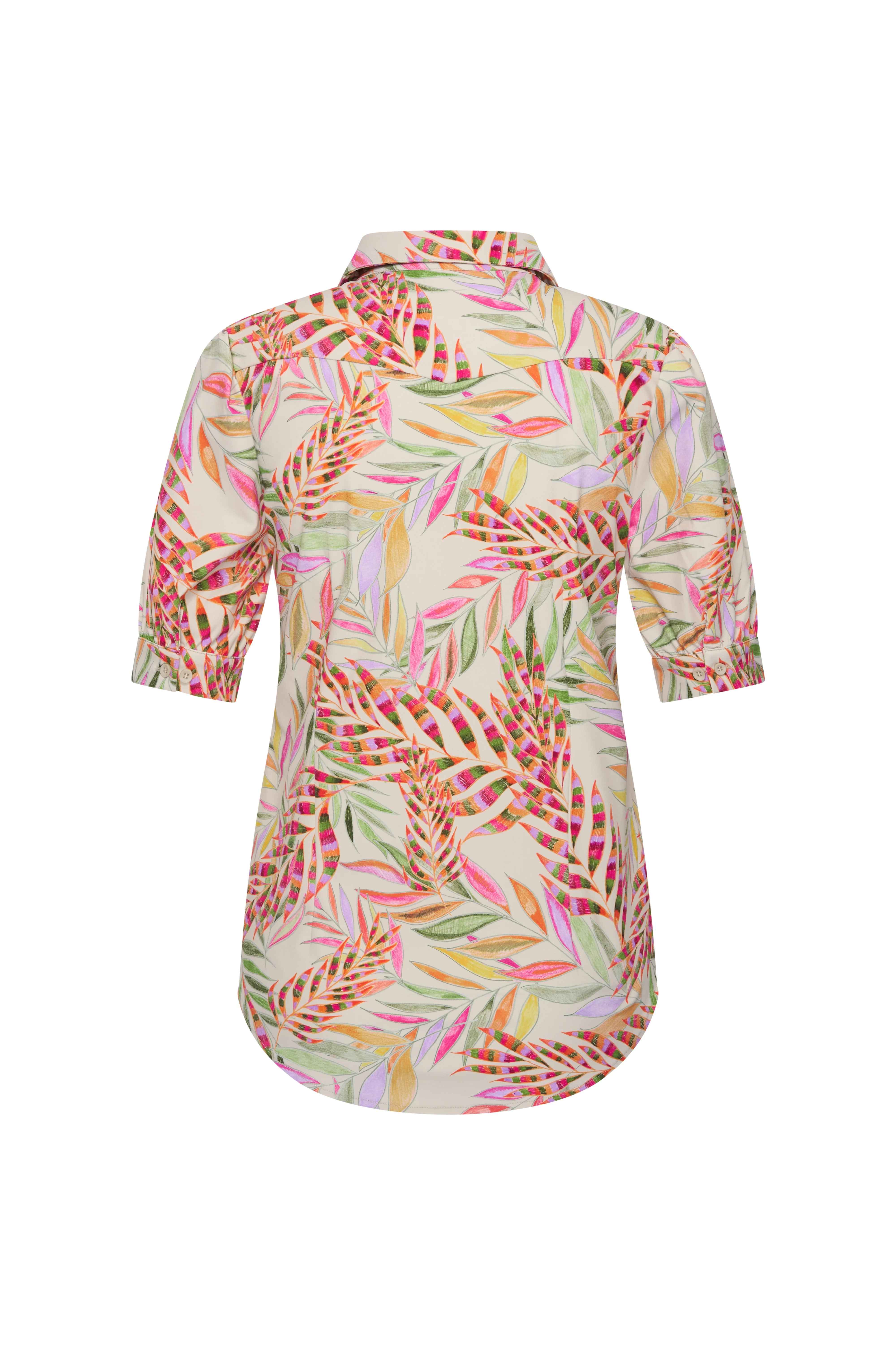 Mi Piace Travelstof Blouse Korte Mouw 202270 pencil branches print kit
