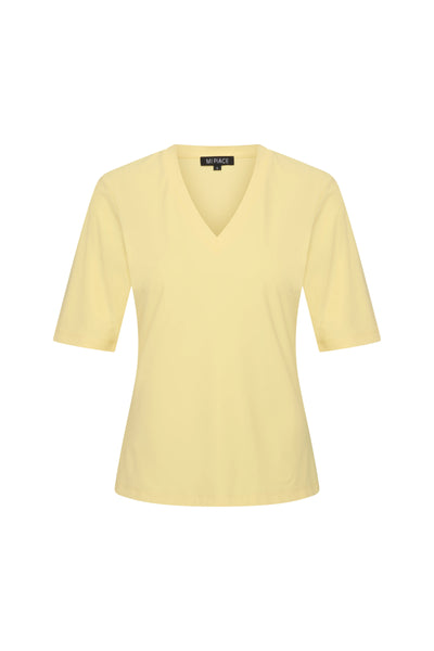 Mi Piace Travelstof Top V-Hals 202271 lemon yellow