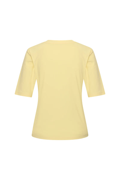Mi Piace Travelstof Top V-Hals 202271 lemon yellow