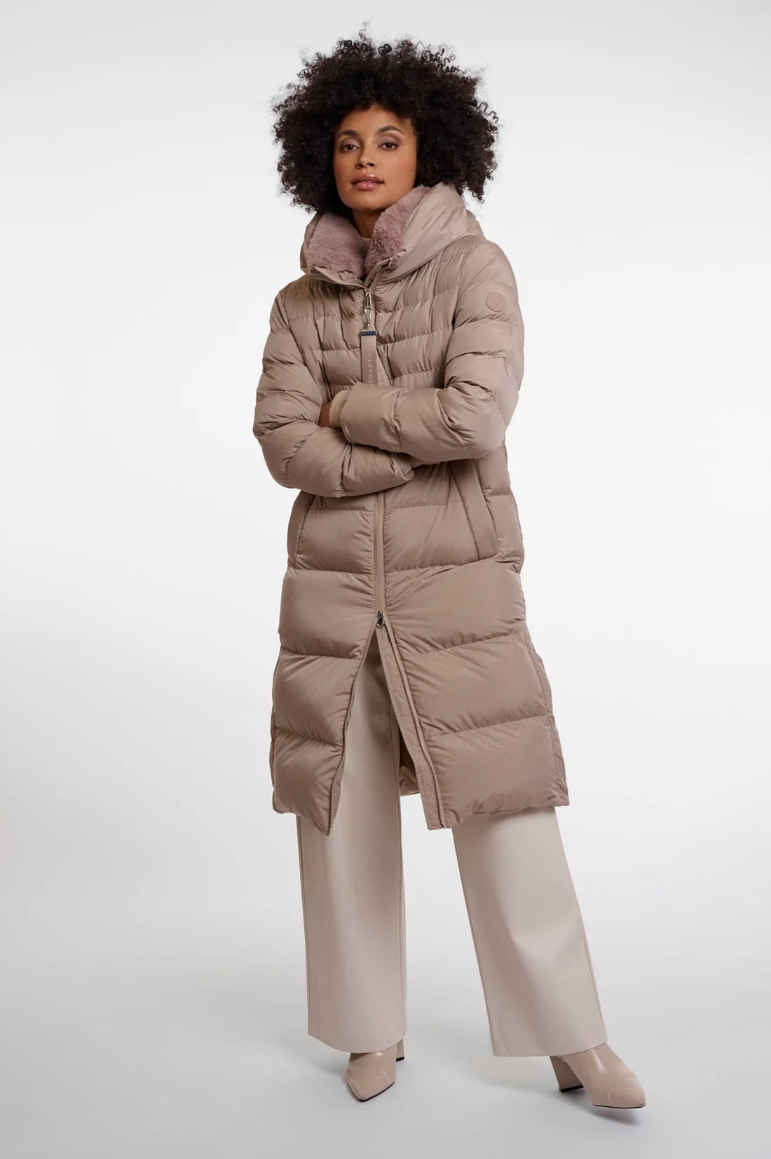 Rino & Pelle Hudson Padded Coat Mocha Latte