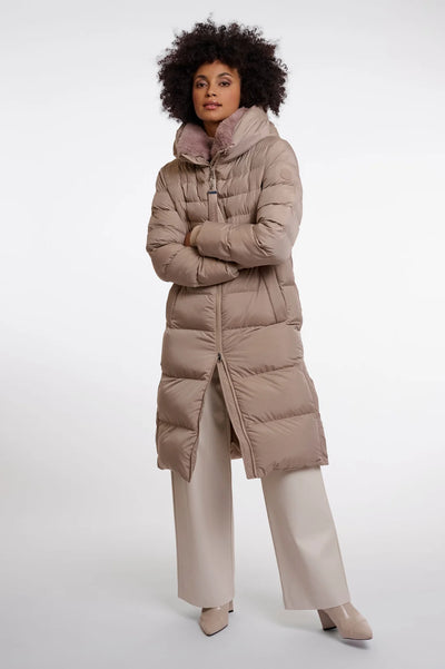 Rino & Pelle Hudson Padded Coat Mocha Latte