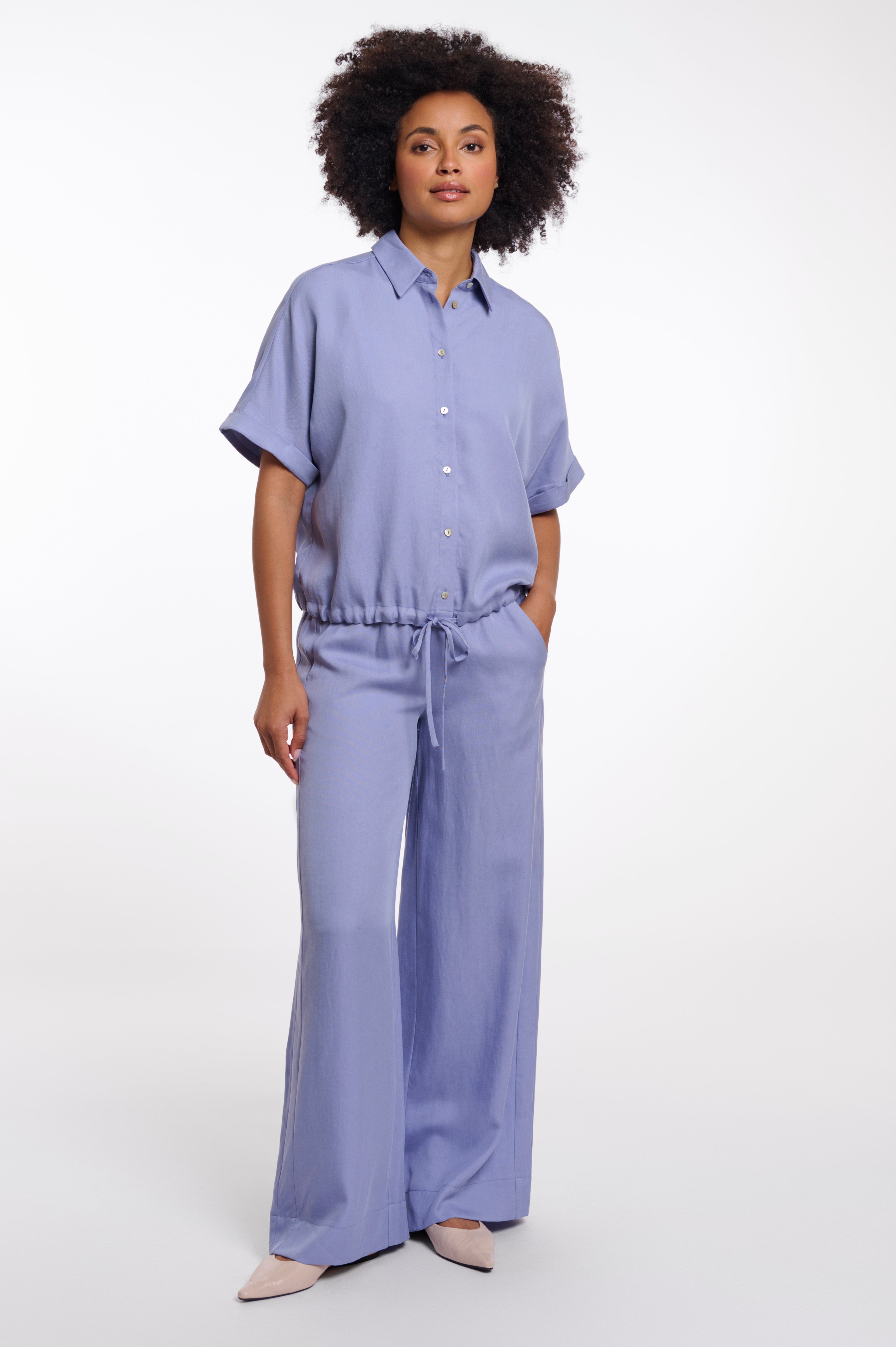 Rino & Pelle Nour Broek brushed blue