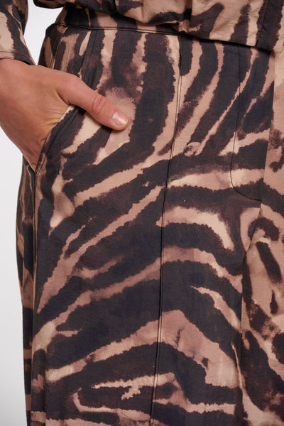 Rino & Pelle Darja Broek brown zebra