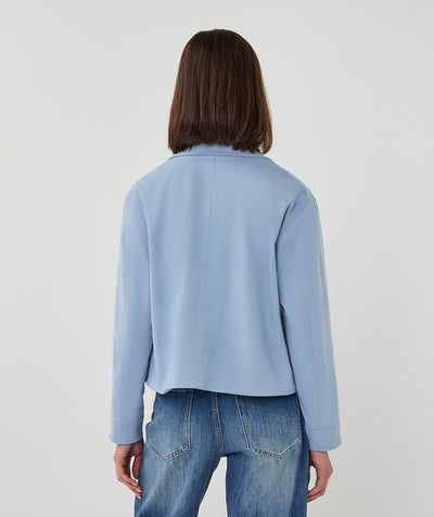 Esqualo Jacket Suedine SP26.37018 pacific blue