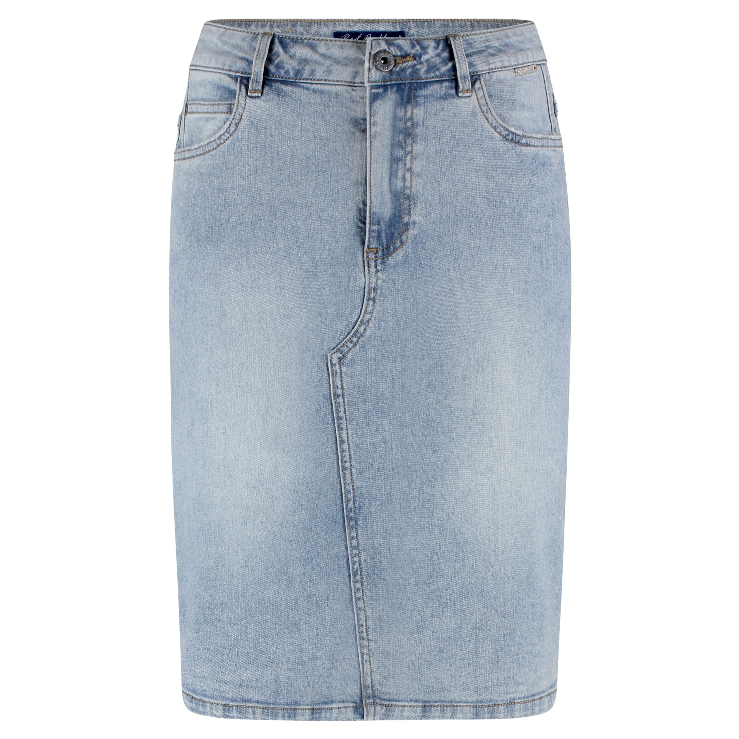 Red Button Sidney Curved Frontseam Denim Rok bleach