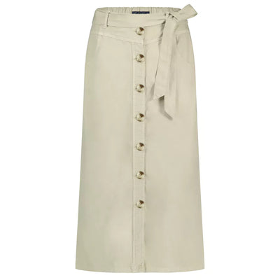 Red Button Birdie Rok Cotton Linen pearl