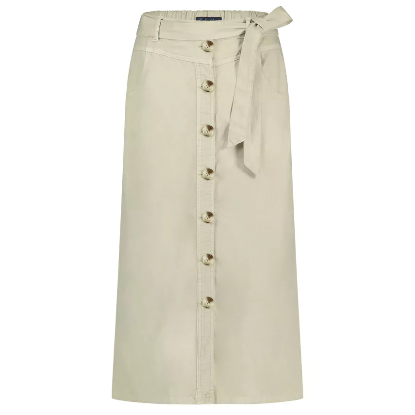 Red Button Birdie Rok Cotton Linen pearl