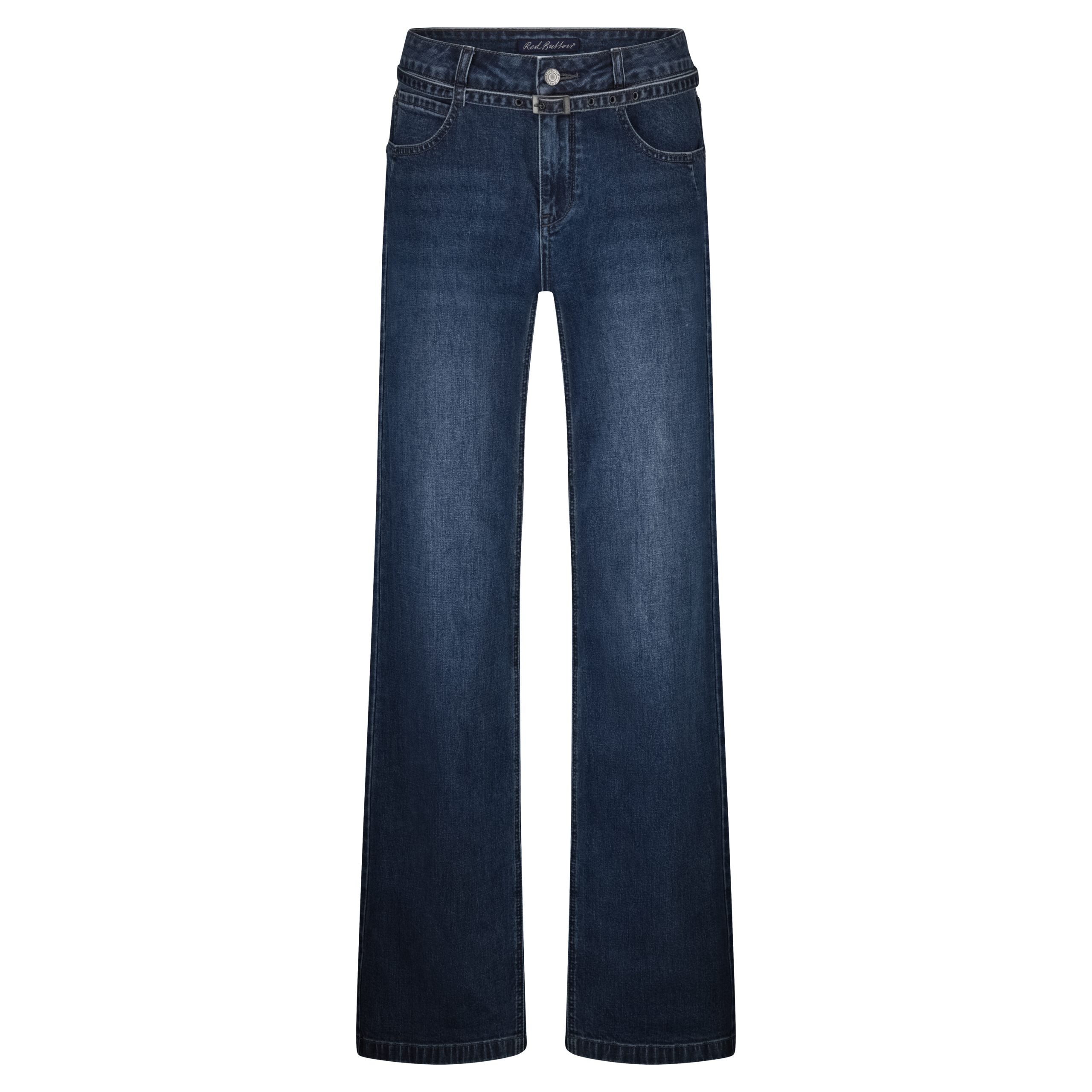 Red Button Claudette jeans  & Belt Broek L33 stone used