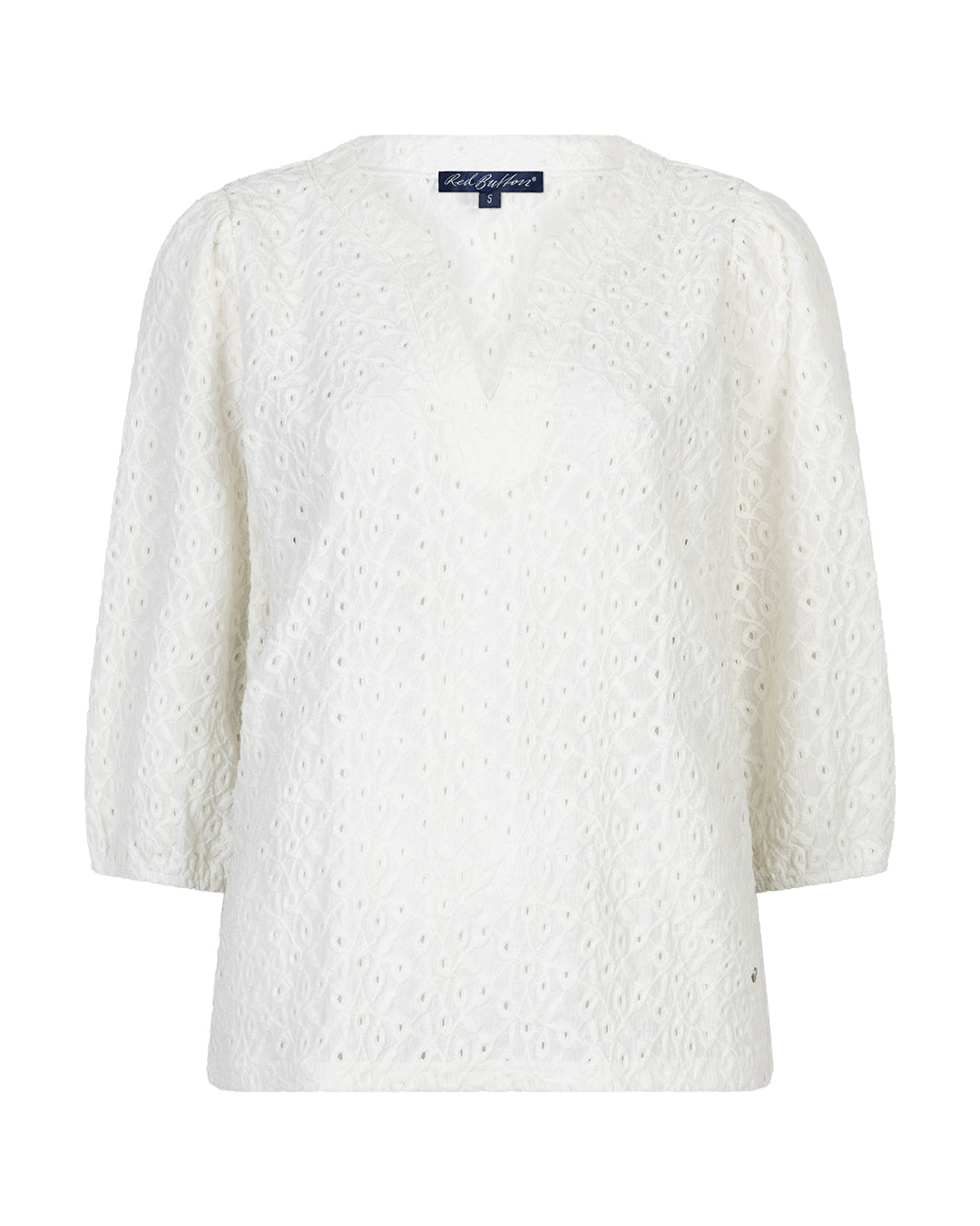 Red Button Top Ajour ecru