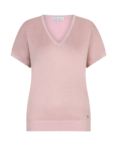 Red Button Jerry Sparkle Top blossom