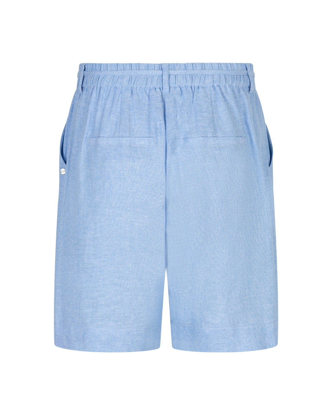 Red Button Cami Short Linen/Visco Melange lightblue
