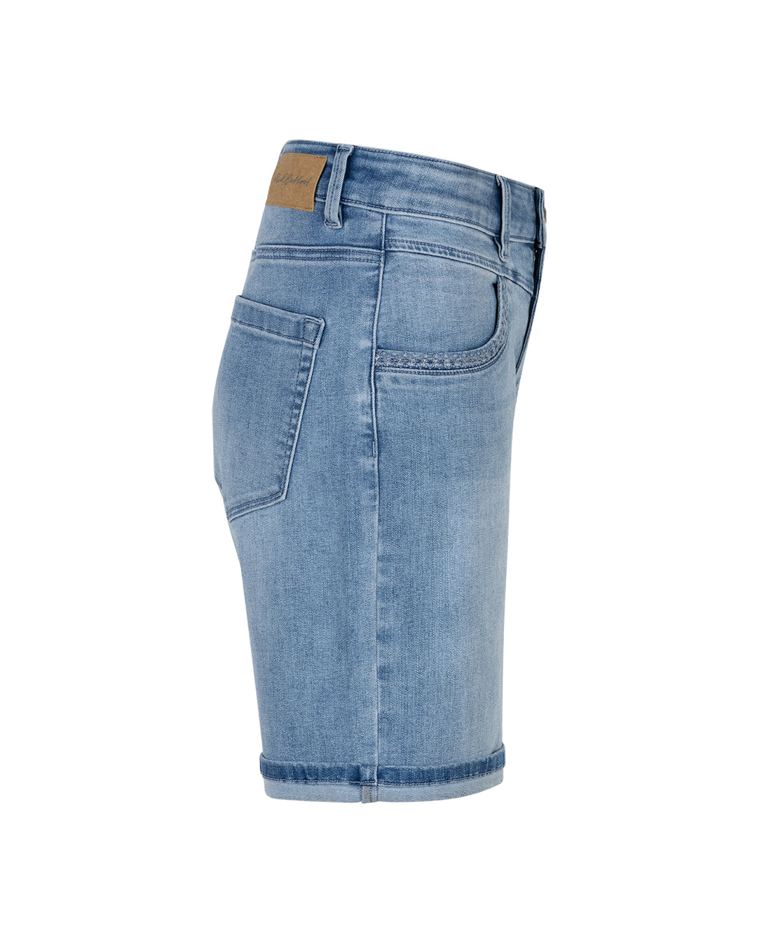 Red Button Sienna Short Embroidery lightstone