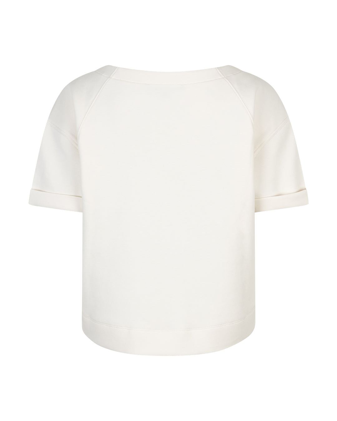 Red Button Skyler Scuba Top ecru