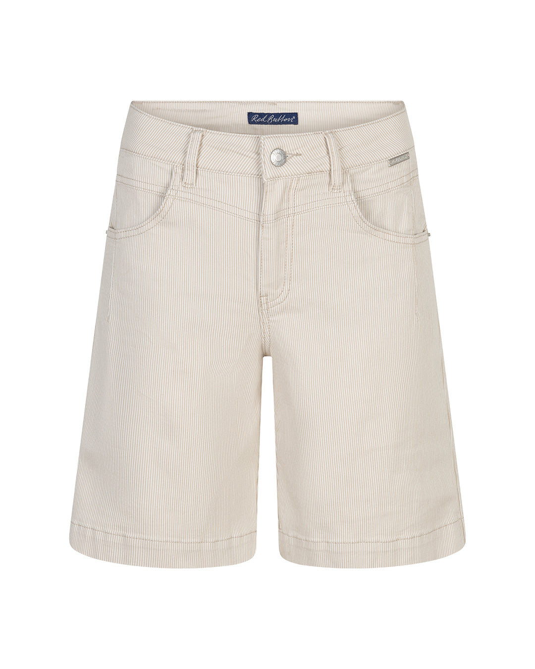 Red Button Kate Short Denim Stripe pebble
